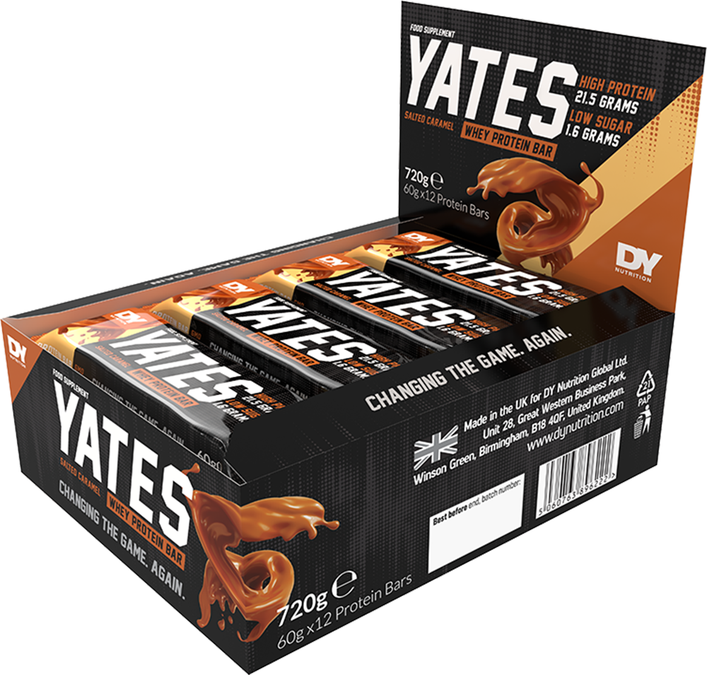 DY Nutrition Whey Protein Bar - 12 x 60 g