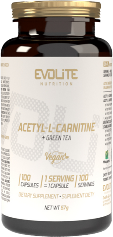 Evolite Acetyl L-Carnitine HCL - 100 caps