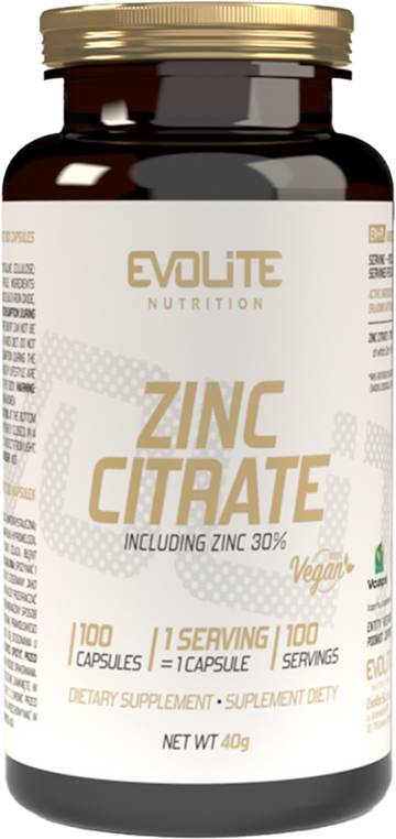 Evolite Zinc Citrate 50 mg - 100 caps