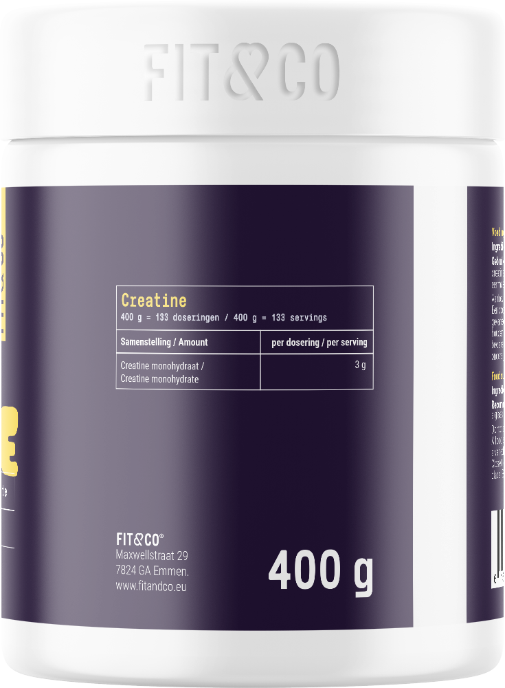 Fit & Co Creatine Monohydraat - 400 g