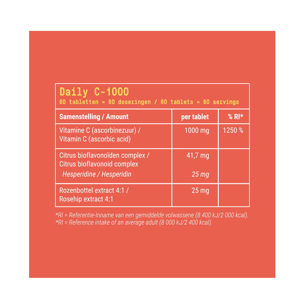 Fit & Co Daily C-1000 - 60 tabs