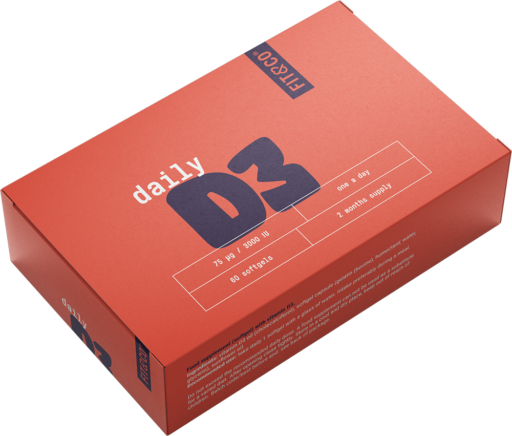 Fit & Co Daily D3 - 60 softgels