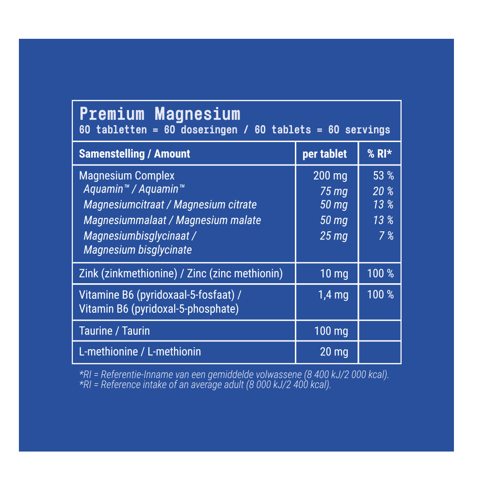 Fit & Co Premium Magnesium - 60 tabs