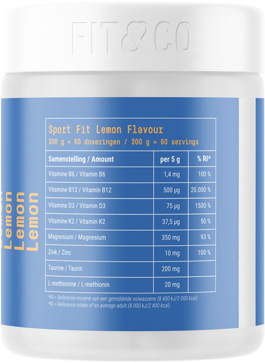 Fit & Co Sport Fit Magnesium with Vitamins - 300 g