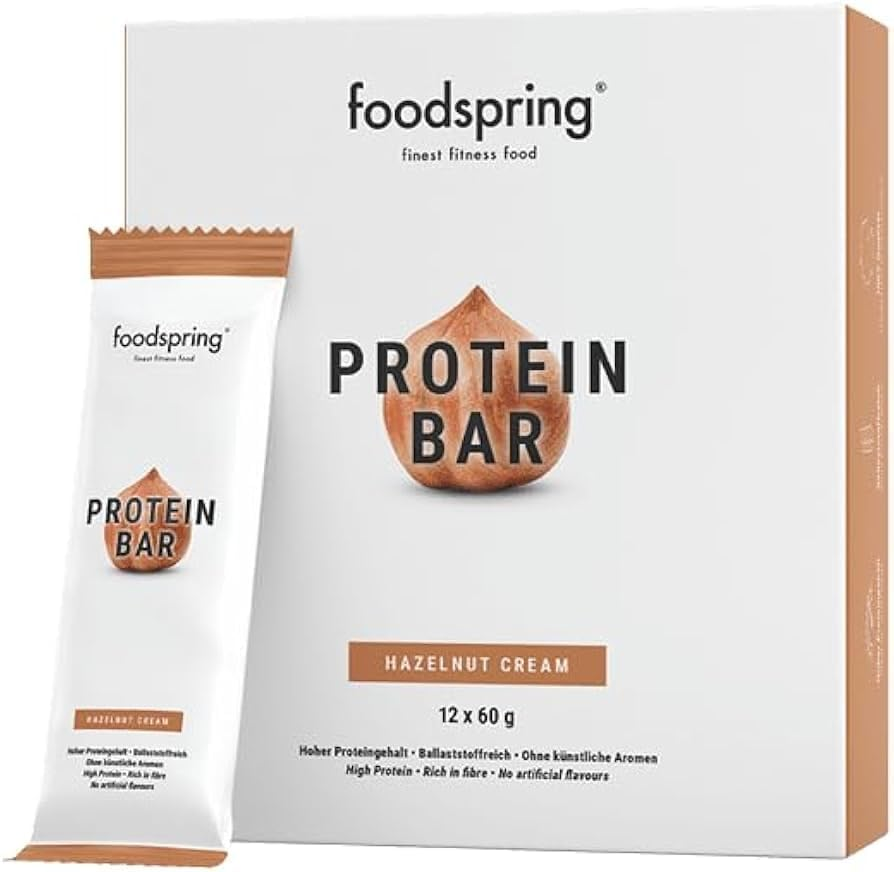 Foodspring Protein Bar High Protein - 12 x 60 g