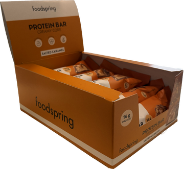 Foodspring Protein Creamy Core - 12 x 50 g - Salted Caramel
