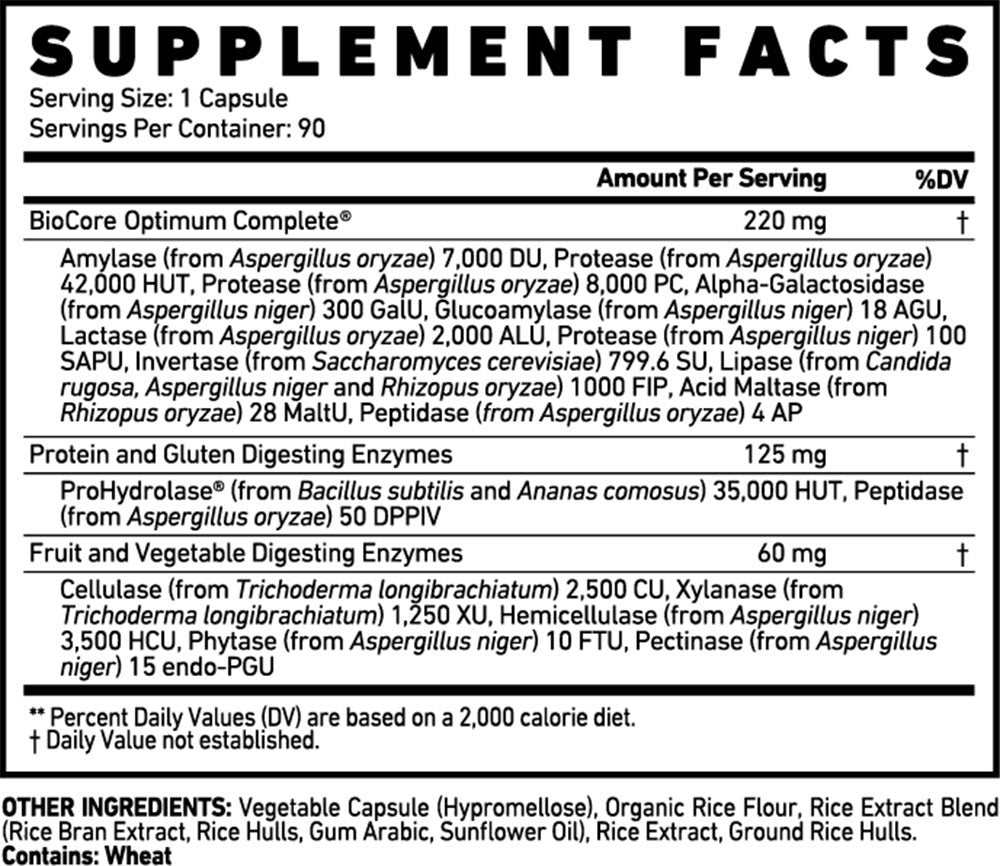 GHOST Basics Digestive Enzymes (90 caps)