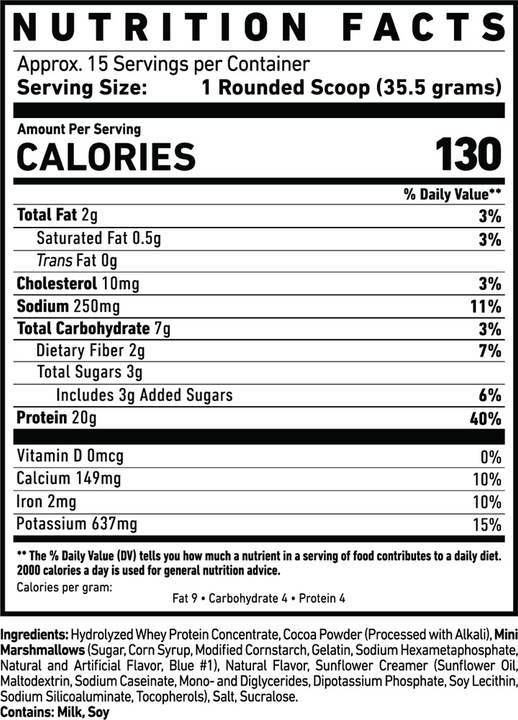 Ghost High Protein Hot Cocoa Mix - 15 Servings - Milk Chocolate