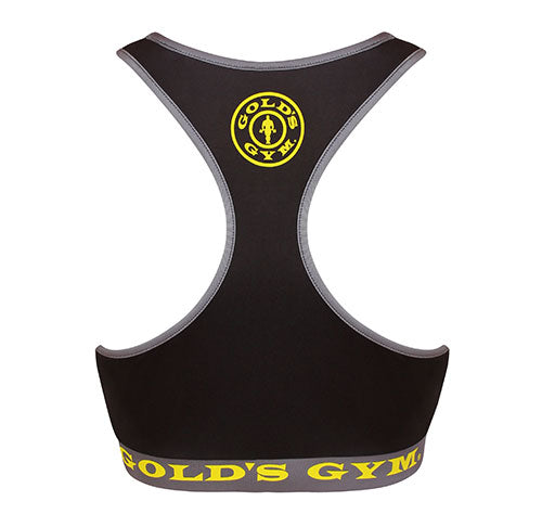GGLTOP047 Gold's Gym Ladies Crop Top - Grey