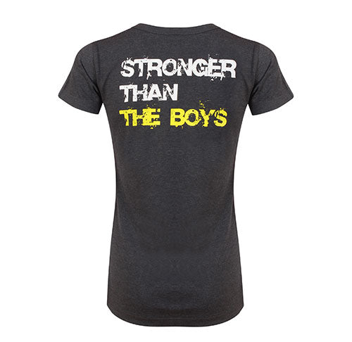 GGLTS043 Gold's Gym Ladies T-Shirt Logo - Charcoal - XS