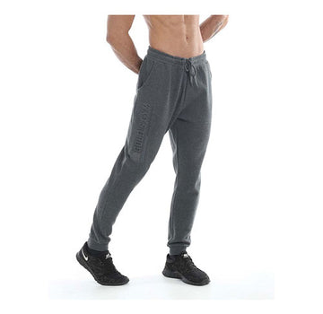 GGPNT090 Gold's Gym Jog Pants Embossed - Charcoal