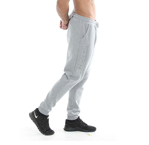 GGPNT090 Gold's Gym Jog Pants Embossed - Grey