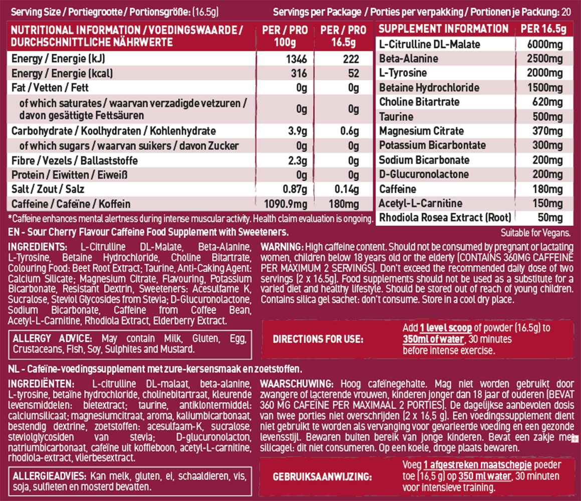 Grenade Pre-workout - 330 g
