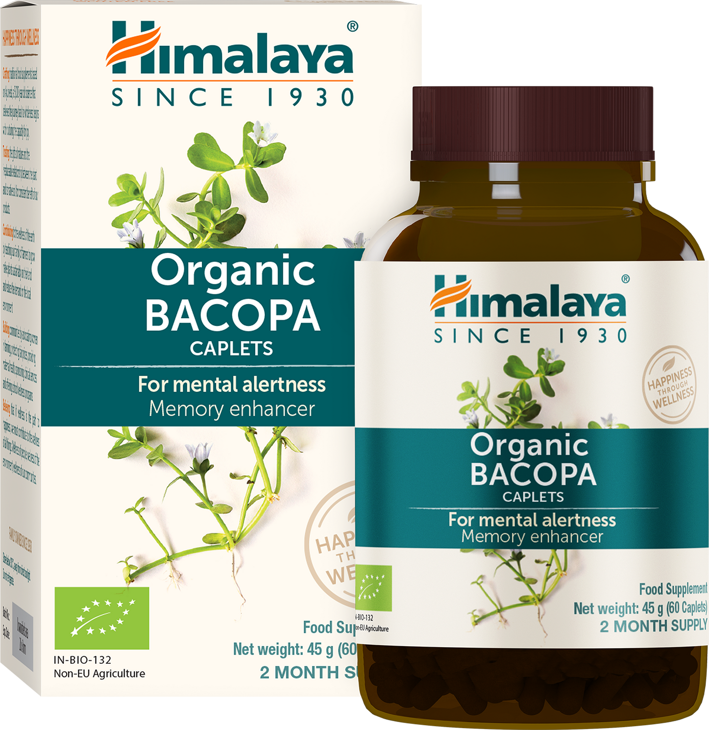 Himalaya Organic Bacopa - 60 caps