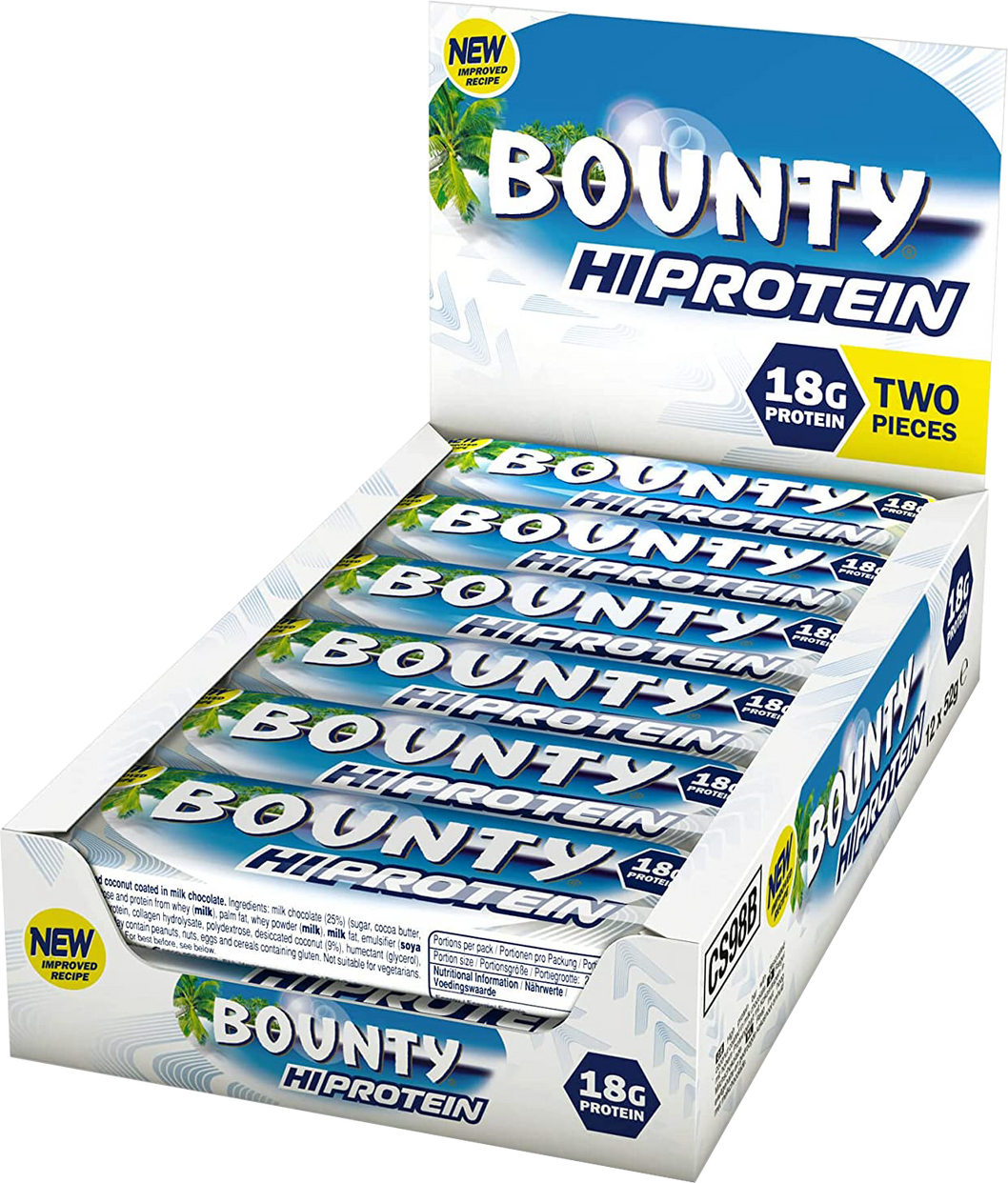 Bounty HiProtein Bar - 12 x 52 g