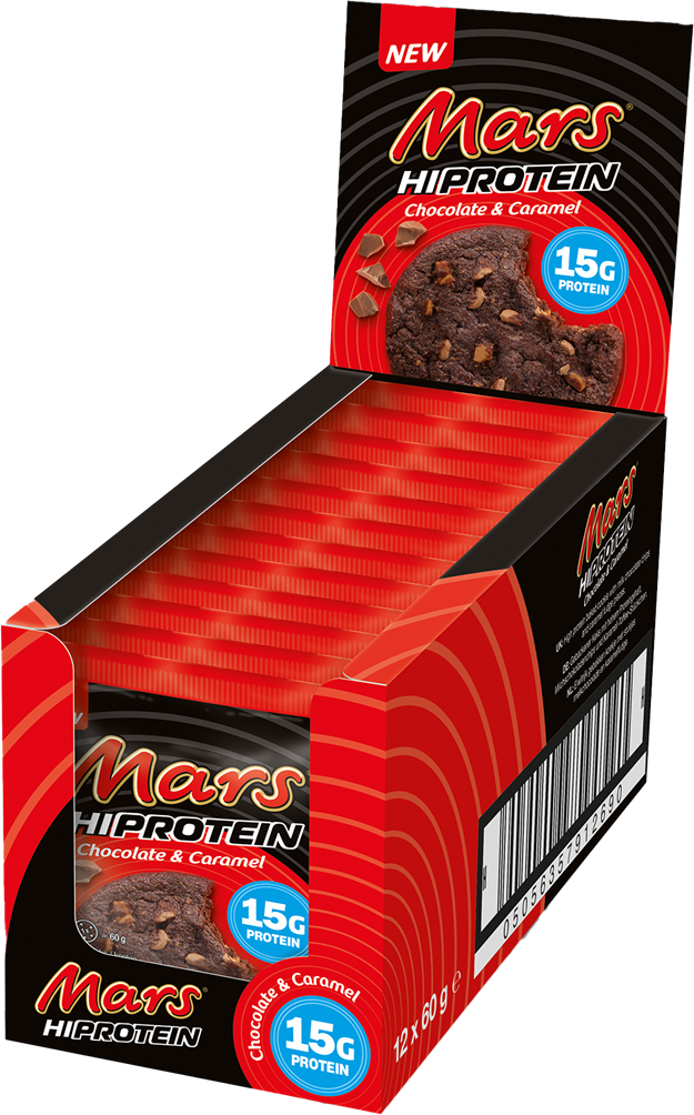 Mars HiProtein Cookie - 12 x 60 g - Chocolate & Caramel
