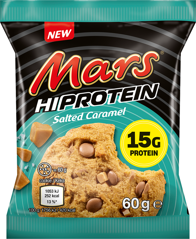 Mars HiProtein Cookie - 12 x 60 g - Salted Caramel