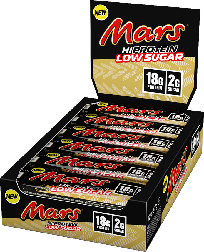 Mars HiProtein Low Sugar Bar - 12 x 57 g
