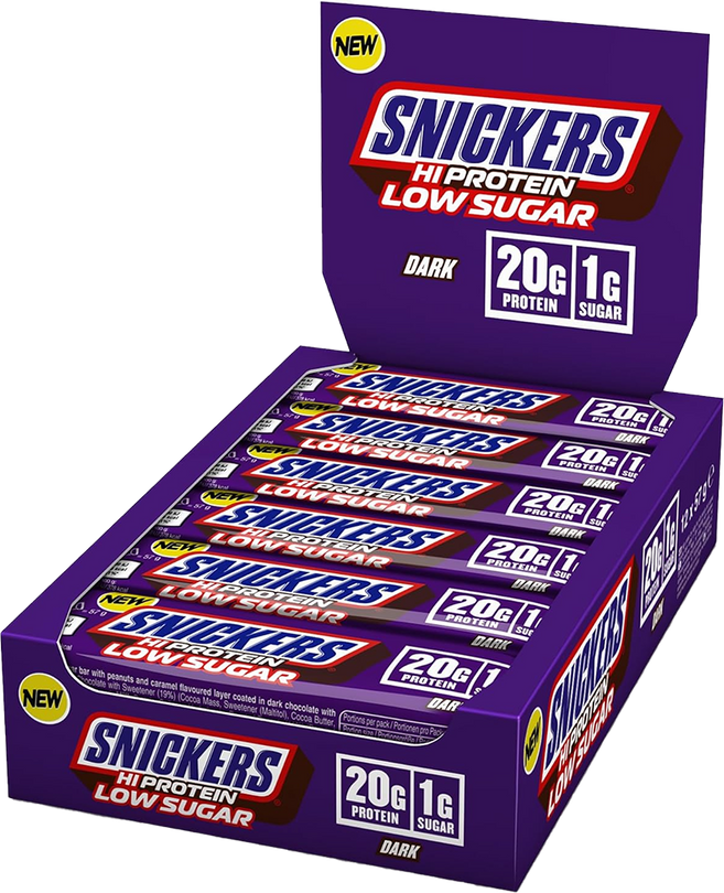 Snickers HiProtein Low Sugar Bar - 12 x 57 g