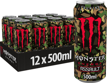 Monster Energy Assault - 12 x 500 ml