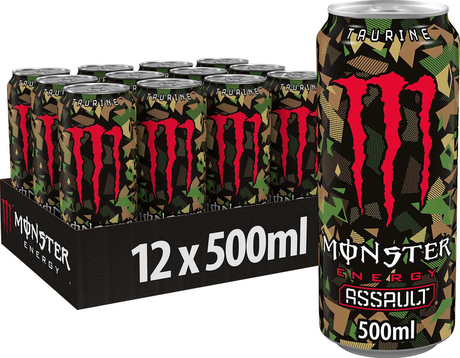 Monster Energy Assault - 12 x 500 ml