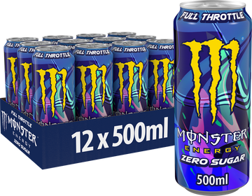 Monster Energy Full Throttle Zero Sugar - 12 x 500 ml