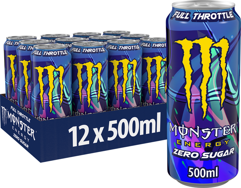 Monster Energy Full Throttle Zero Sugar - 12 x 500 ml