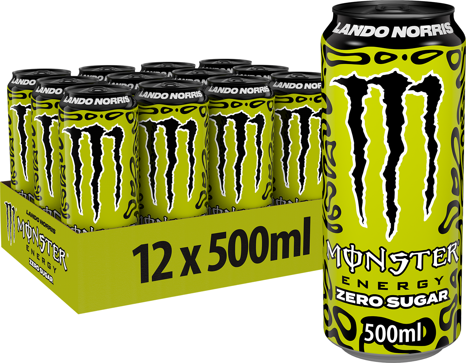 Monster Energy Lando Norris Zero Sugar  - 12 x 500 ml