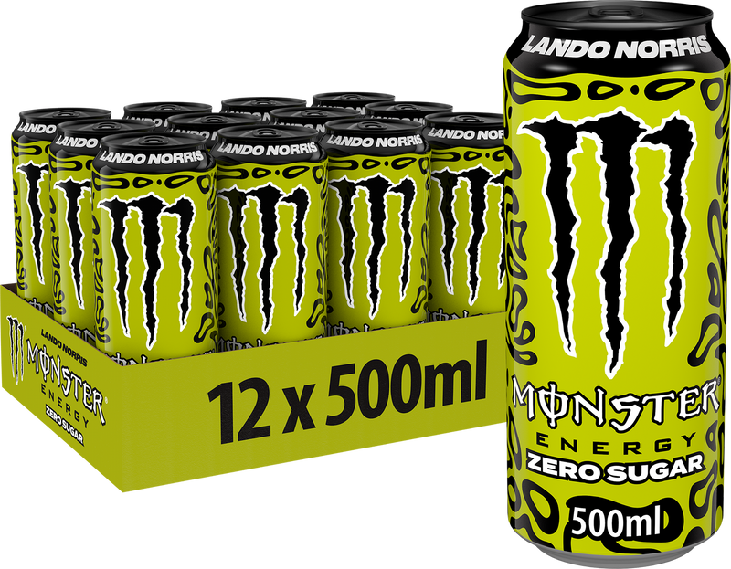 Monster Energy Lando Norris Zero Sugar  - 12 x 500 ml