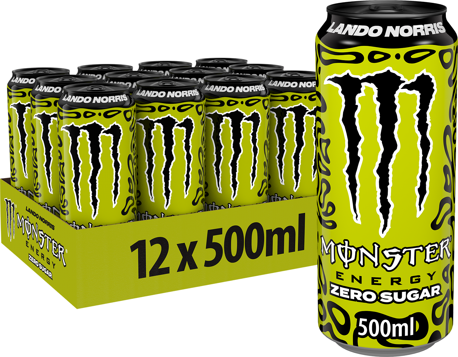 Monster Energy Lando Norris Zero Sugar  - 12 x 500 ml