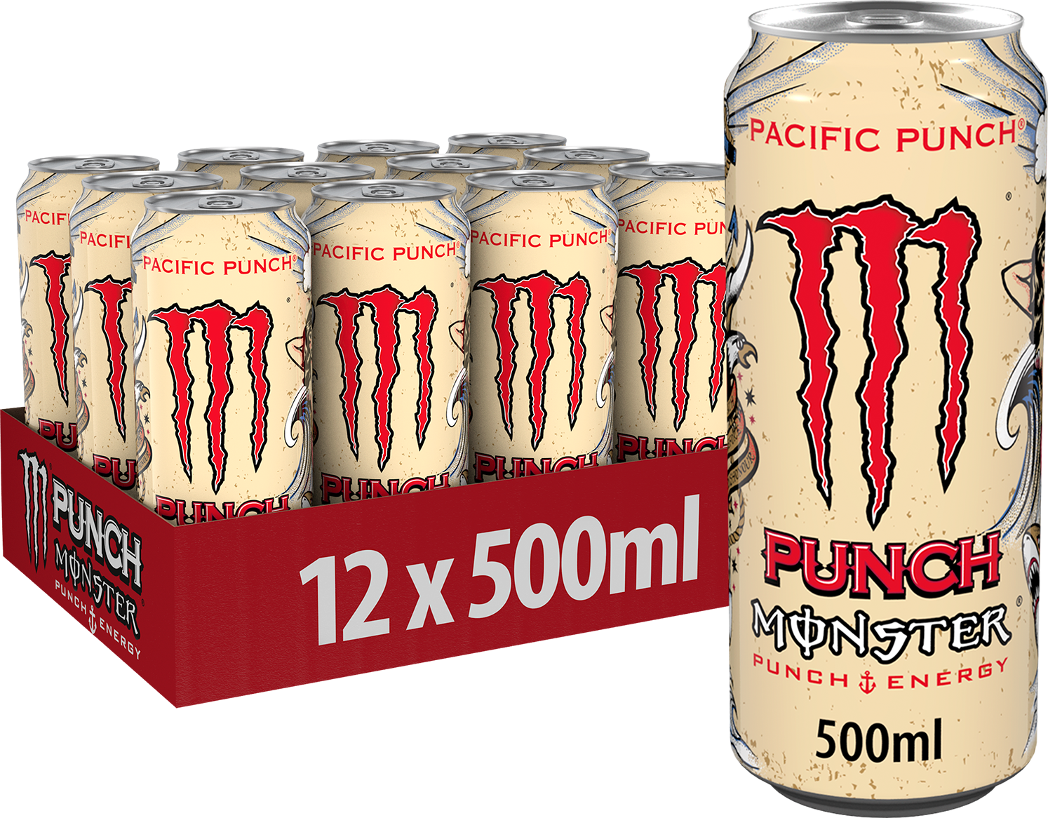 Monster Energy Punch - 12 x 500 ml