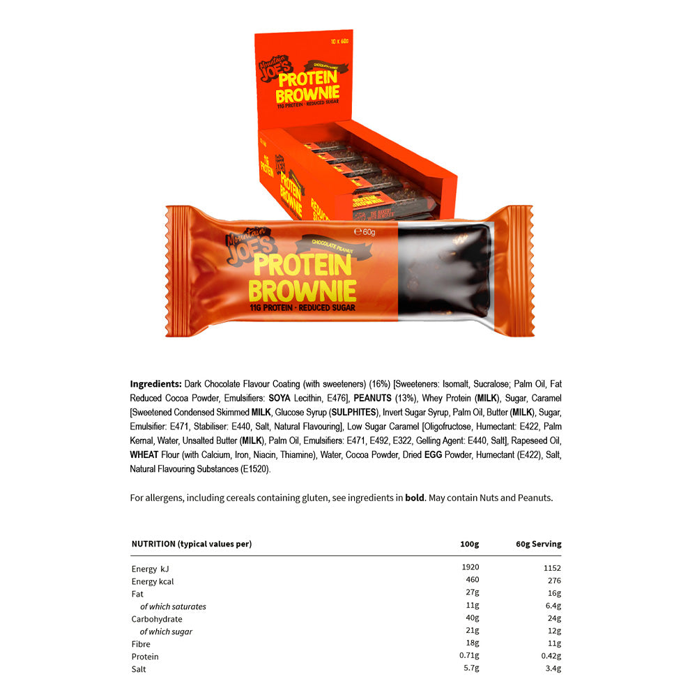 Mountain Joe's Protein Brownie - 10 x 60 g