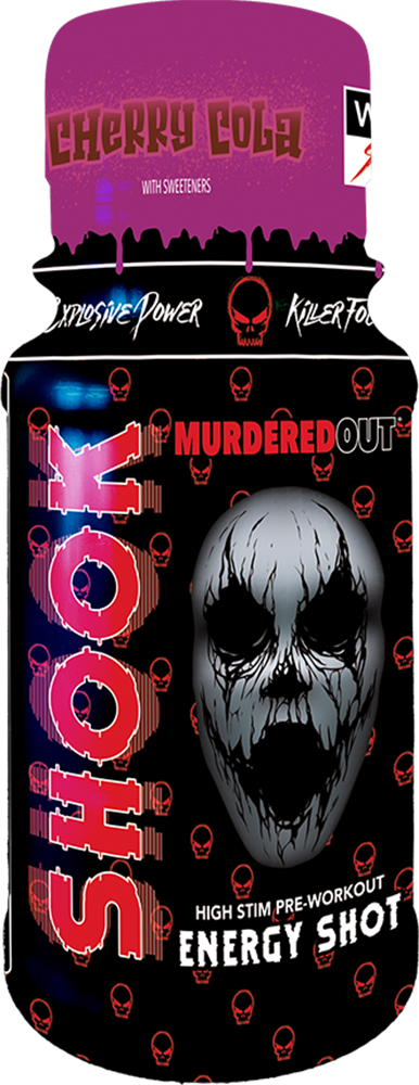 Murdered Out SHOOK Energy Shots - 12 x 60 ml