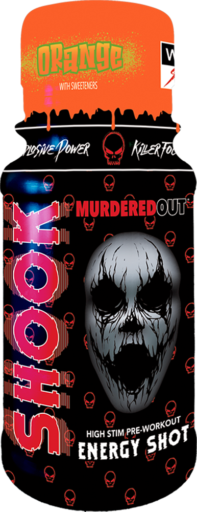 Murdered Out SHOOK Energy Shots - 12 x 60 ml