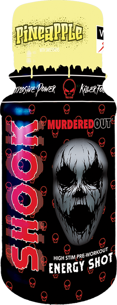 Murdered Out SHOOK Energy Shots - 12 x 60 ml