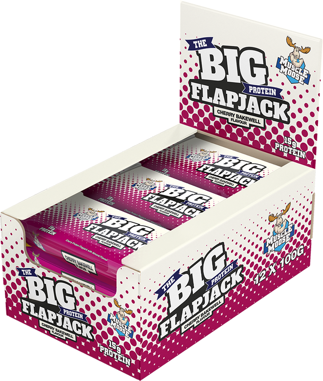 Muscle Moose Big Protein Flapjack - 12 x 100 g