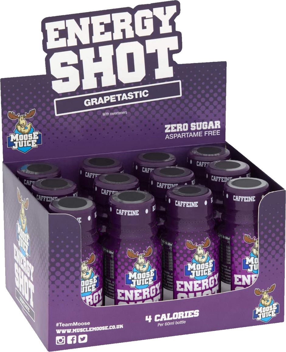 Muscle Moose Energy Shots - 12 x 60 ml