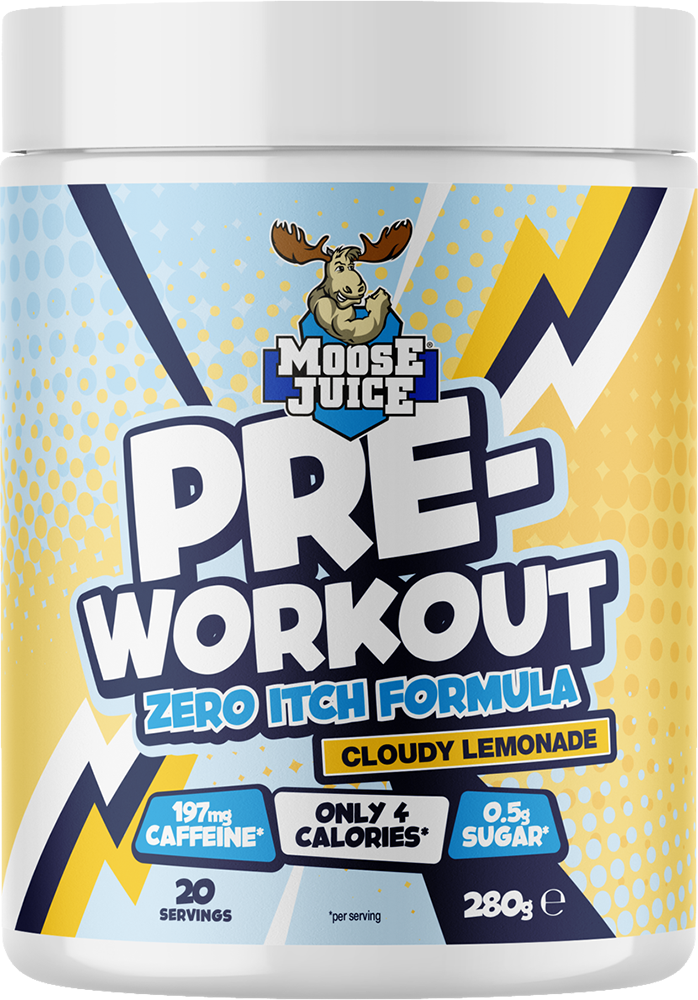 Muscle Moose Pre-workout Zero Itch Formula - 20 servings