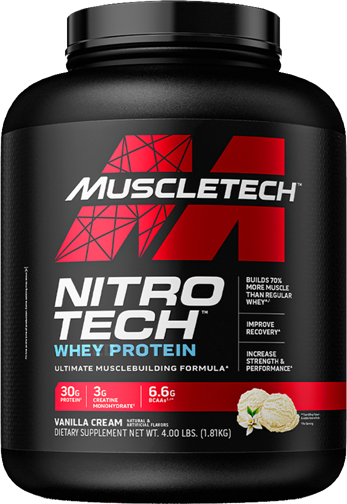 MuscleTech Nitro Tech Whey Protein - 908 g