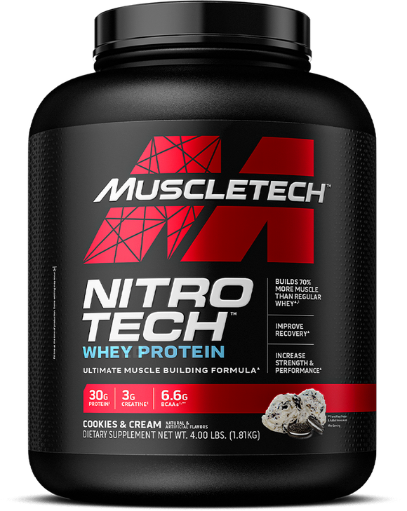 MuscleTech Nitro Tech Whey Protein - 1810 g