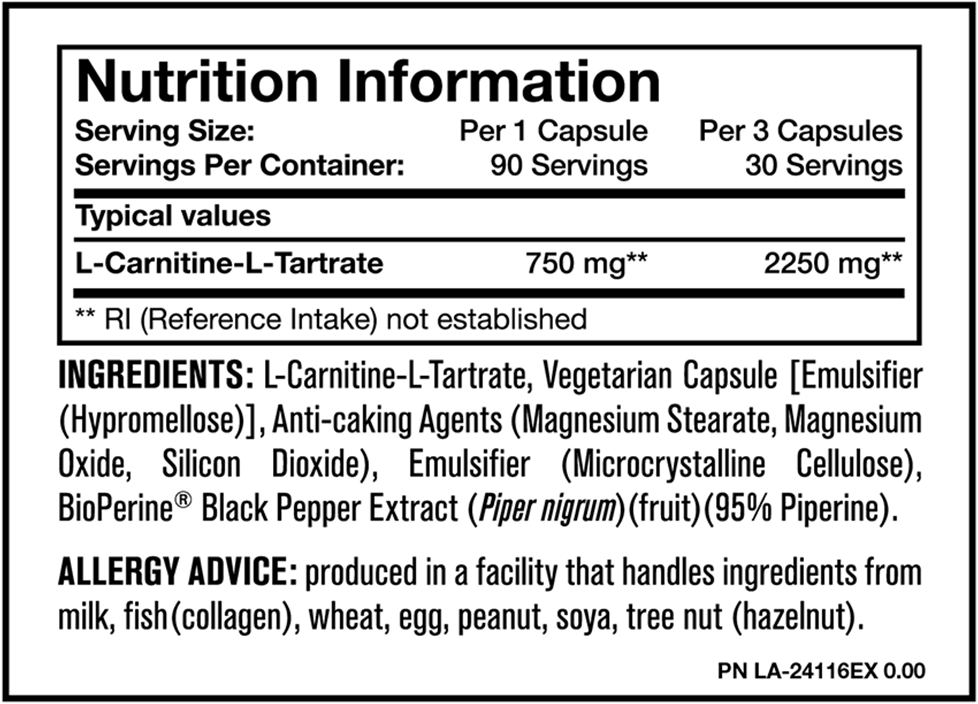 Mutant Carnitine - 90 caps