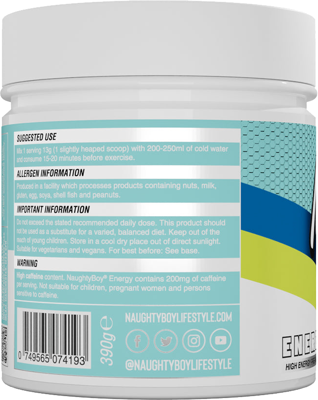 Naughty Boy Energy Pre-workout - 390 g