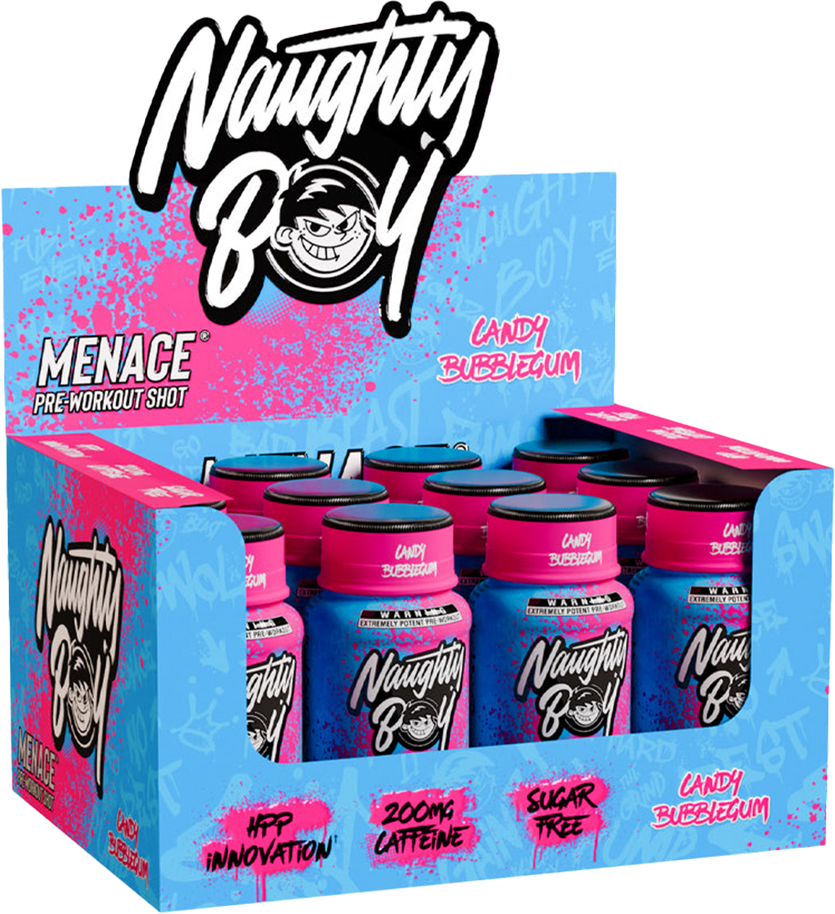 Naughty Boy Menace Pre-workout Shot - 12 x 60 ml