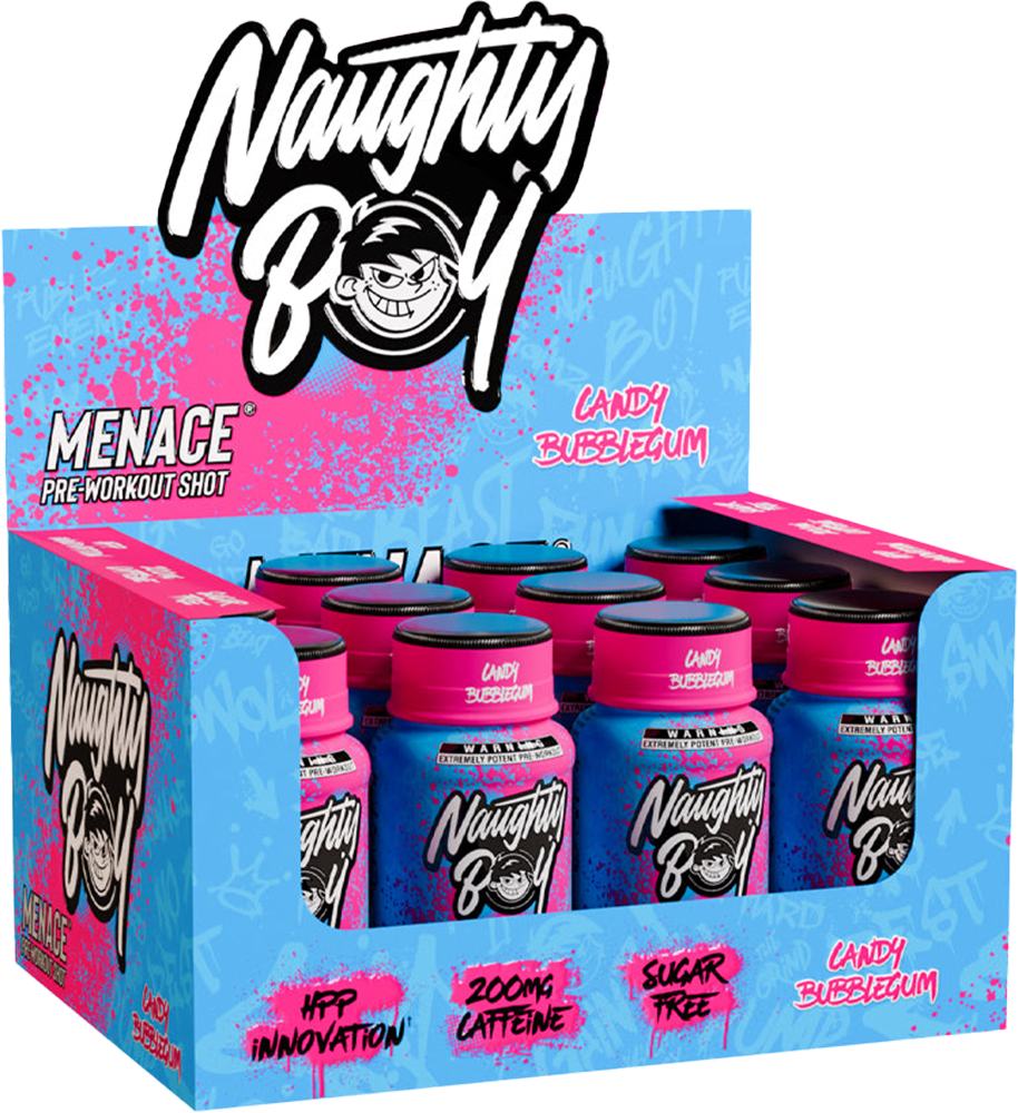 Naughty Boy Menace Pre-workout Shot - 12 x 60 ml