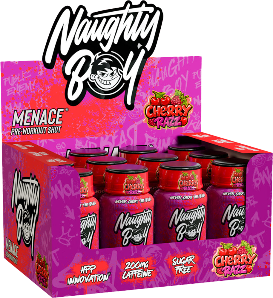 Naughty Boy Menace Pre-workout Shot - 12 x 60 ml