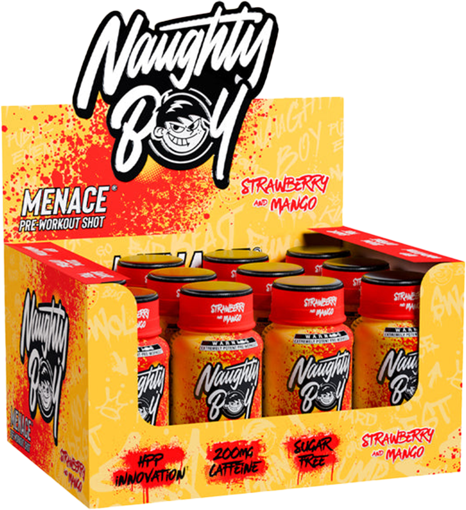 Naughty Boy Menace Pre-workout Shot - 12 x 60 ml