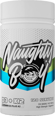 Naughty Boy Vitamin D3+K2 - 120 tabs