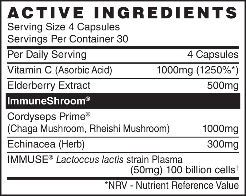 Naughty Boy Winter Soldier ImmuneShroom - 120 caps