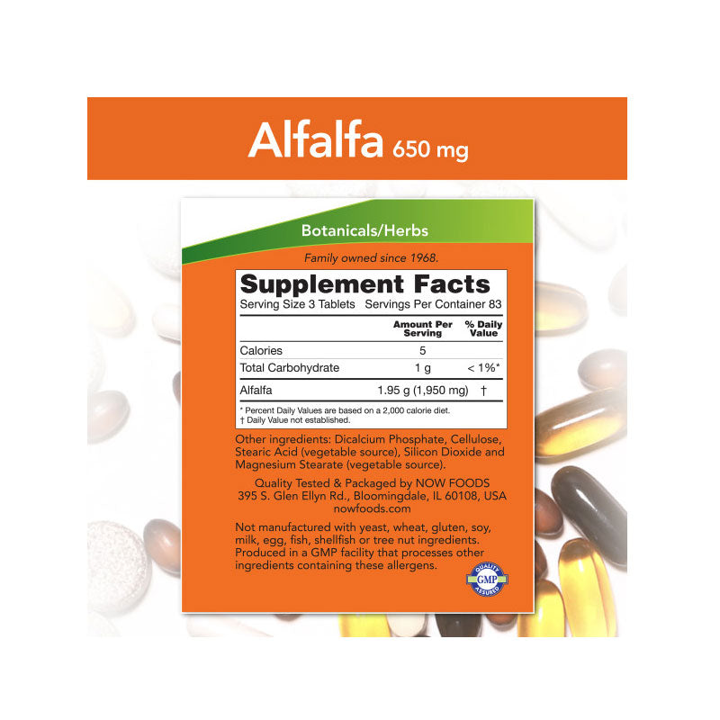 NOW Foods NOW2620 Alfalfa 10 Grain - 250 tabs