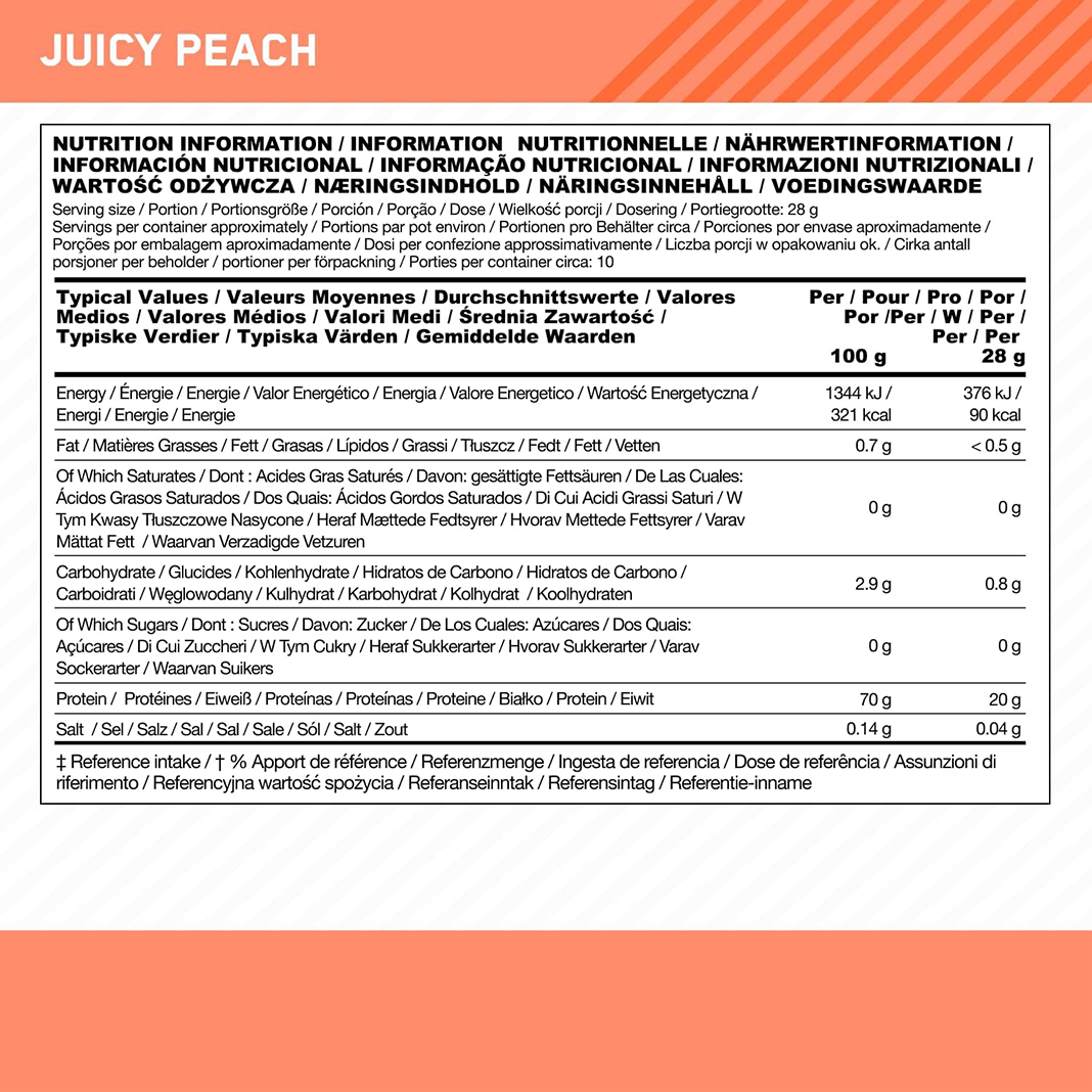 Optimum Nutrition Clear Protein 100% Plant Protein Isolate - 280 g
